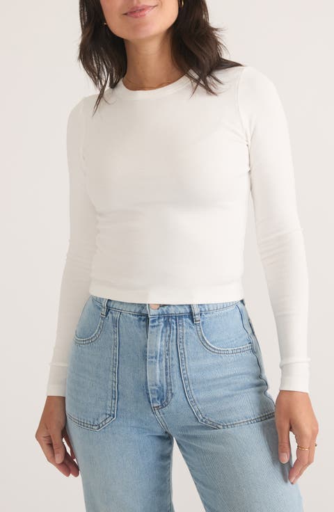 Lexi Sun-In Rib Long Sleeve T-Shirt