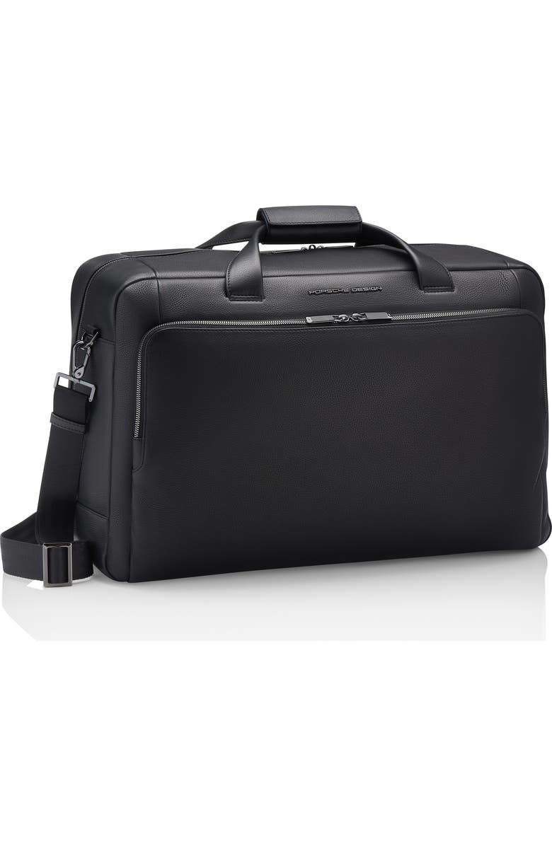Porsche Design Roadster Water Resistant Leather Weekend Duffle Bag, Alternate, color,