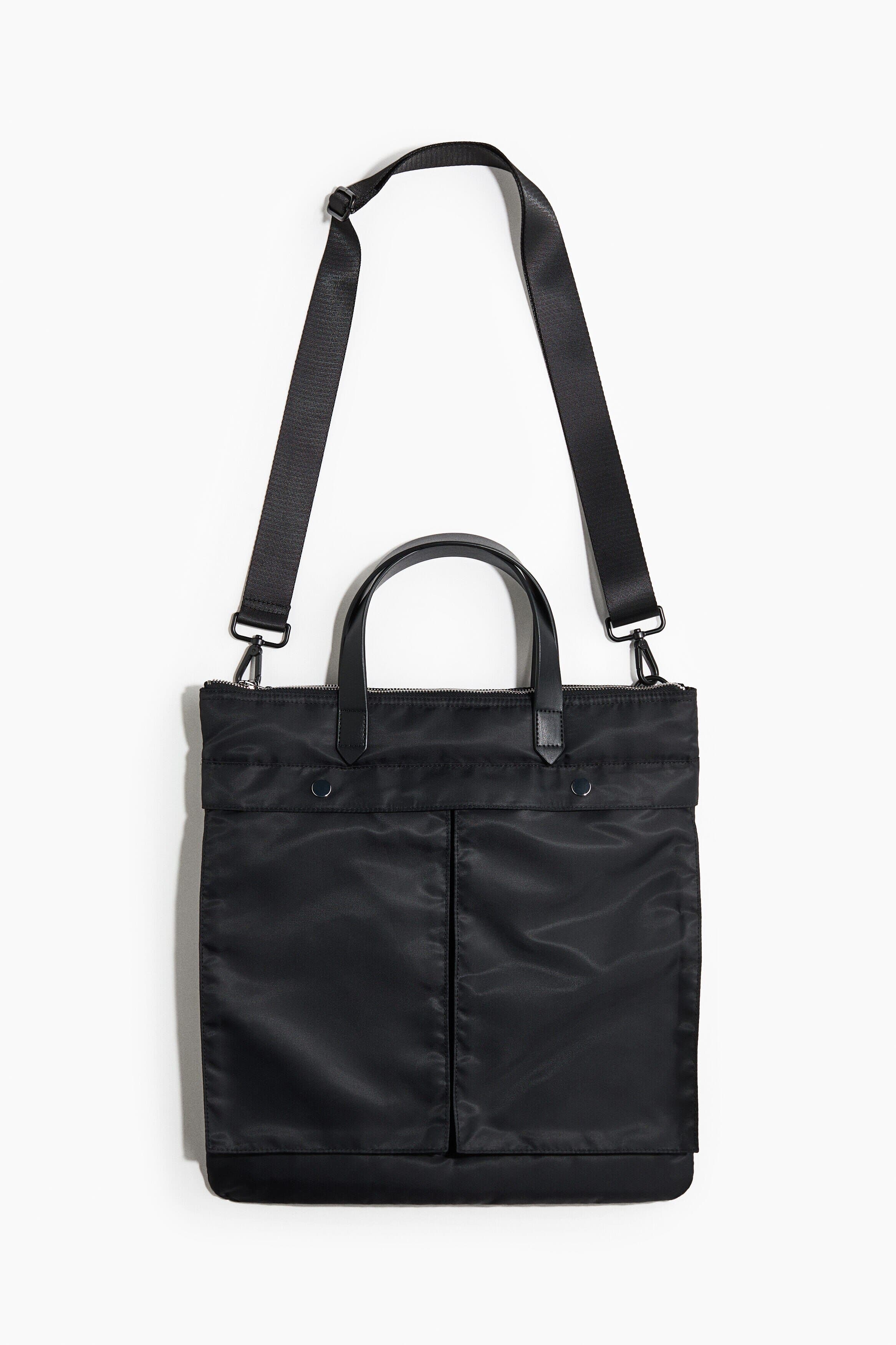 H&M Tote Bag, Main, color, Black