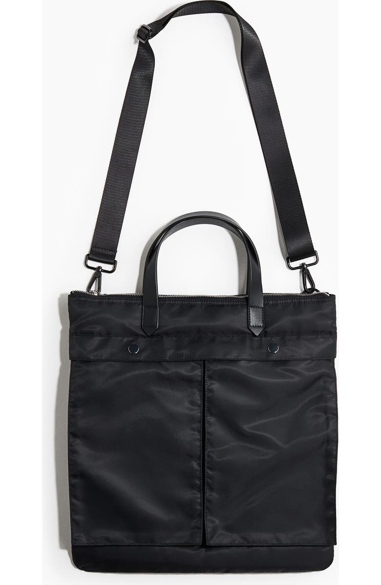 H&M Tote Bag, Main, color, Black