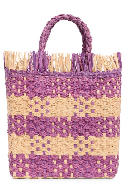 L*space Lspace Charlie Stripe Woven Straw Bag