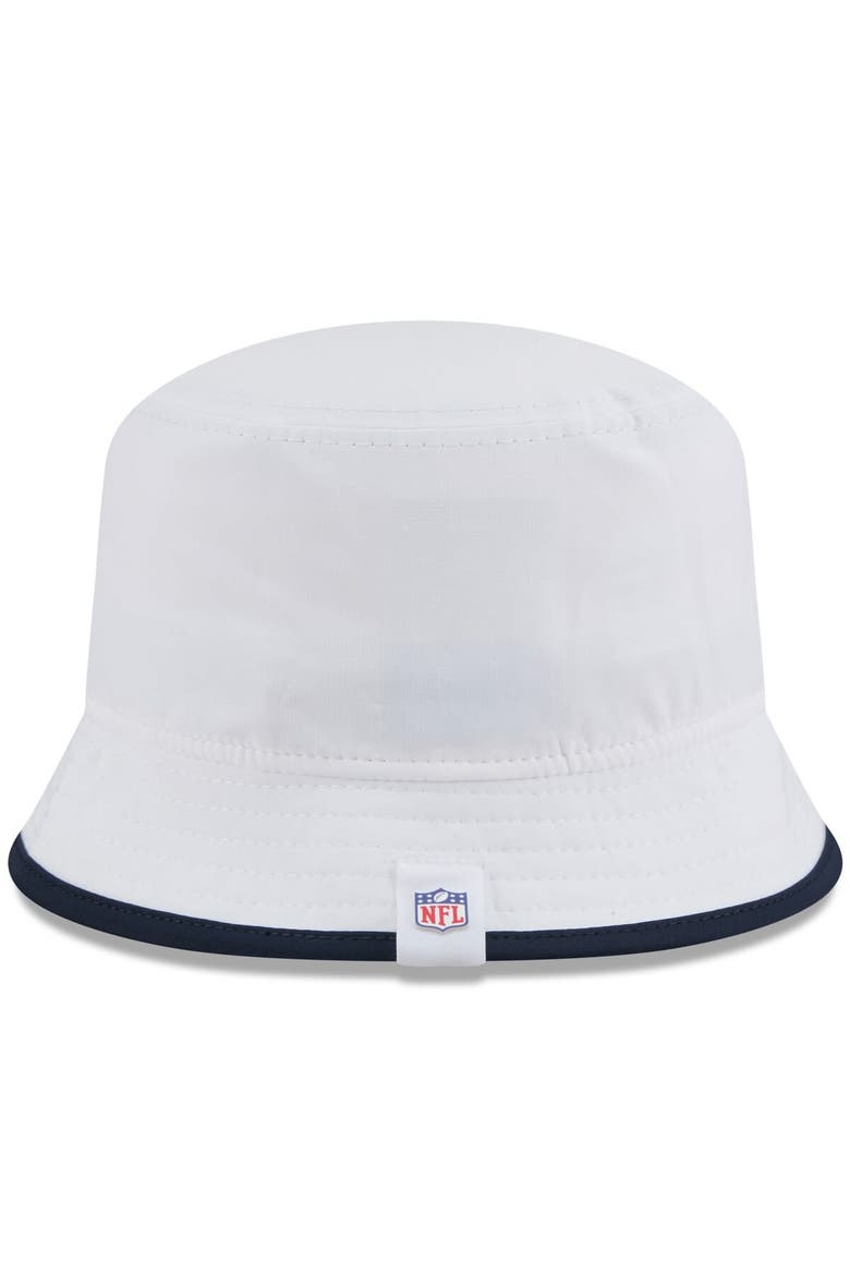 Men's New Era  White Dallas Cowboys 2025 NFL Training Camp Stretch Bucket Hat, Alternate, color, White