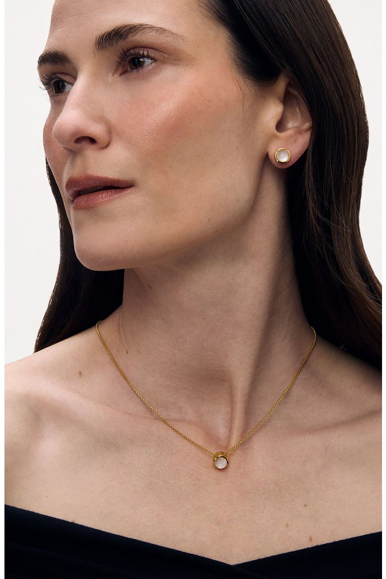 Signature Midi Pendant Necklace, Alternate, color, IRIDESCENT PEARL/ GOLD