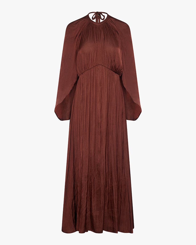Halter Cape Midi Dress - image 2