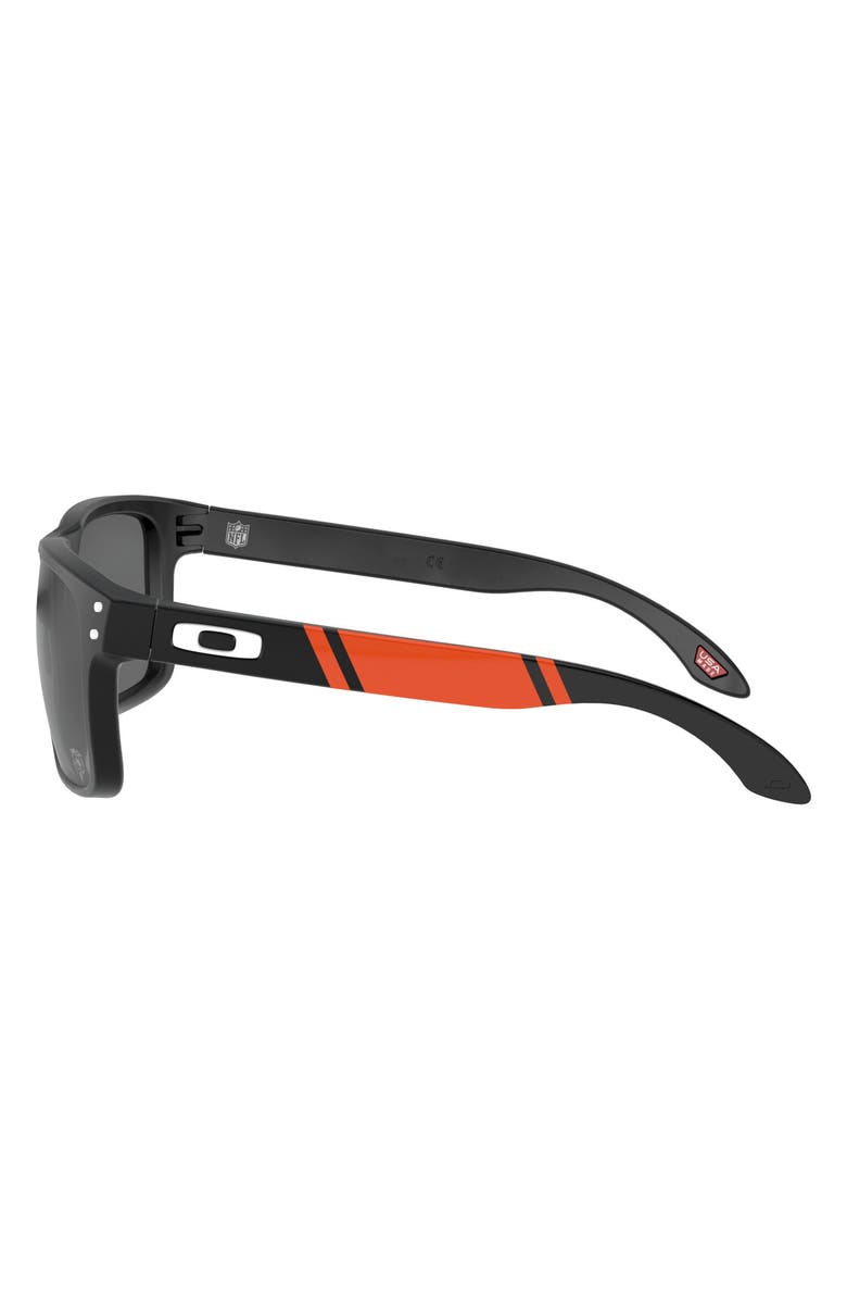 Oakley NFL Holbrook 57mm Sunglasses, Alternate, color, Black