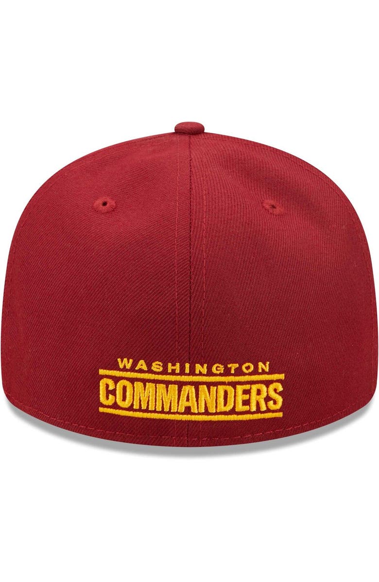 New Era Men's New Era Burgundy Washington Commanders Omaha Low Profile 59FIFTY Fitted Hat, Alternate, color, 