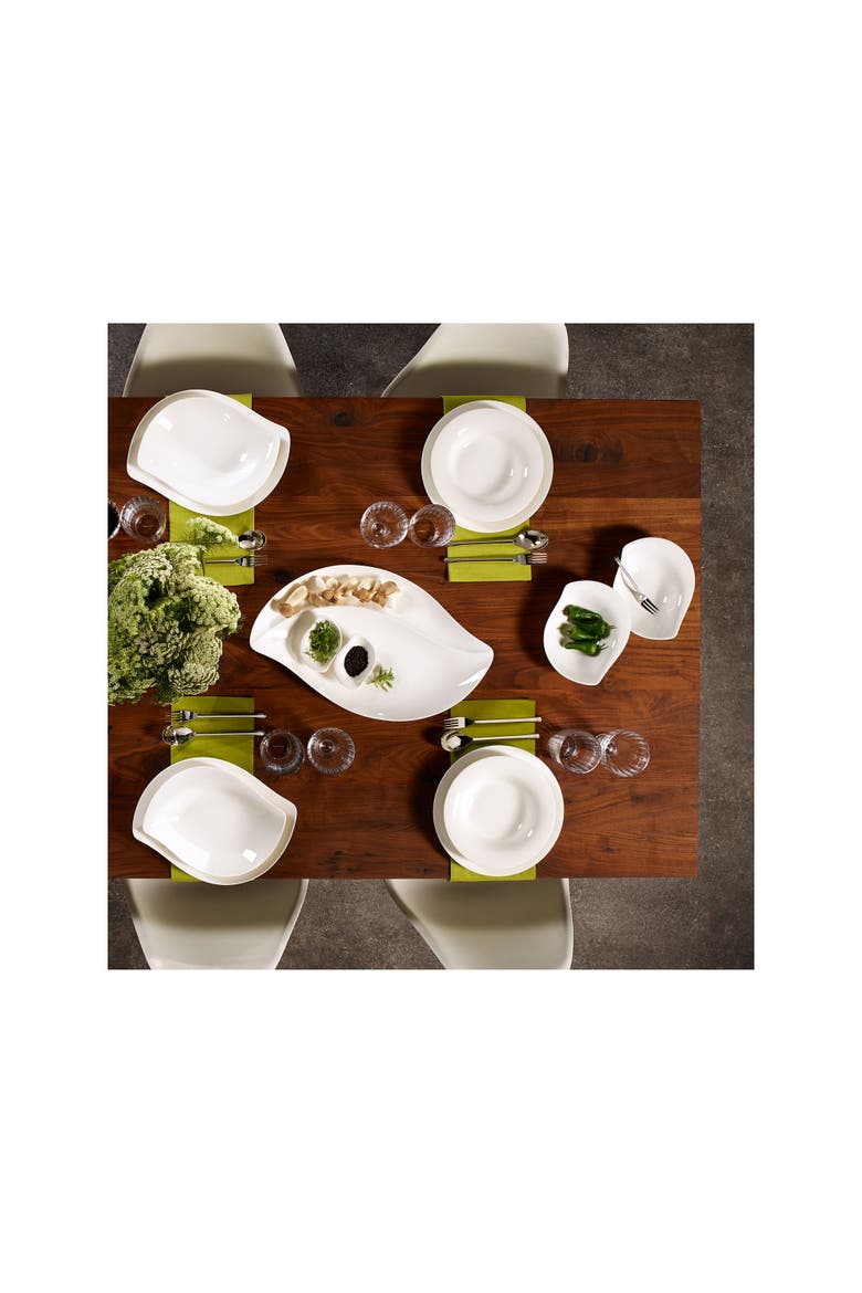 New Cottage Basic Dinner Plate, Alternate, color, white