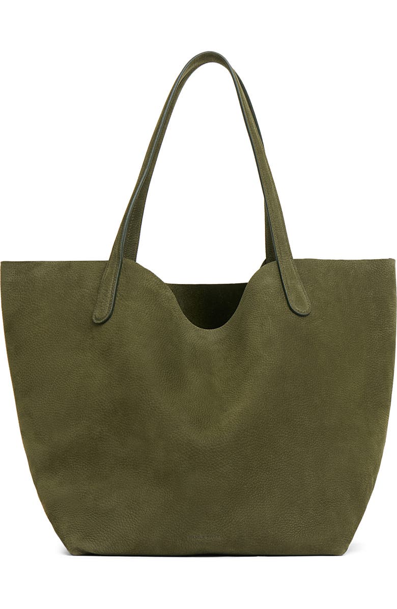 Mansur Gavriel Everyday Soft Suede Tote, Main, color, Algae