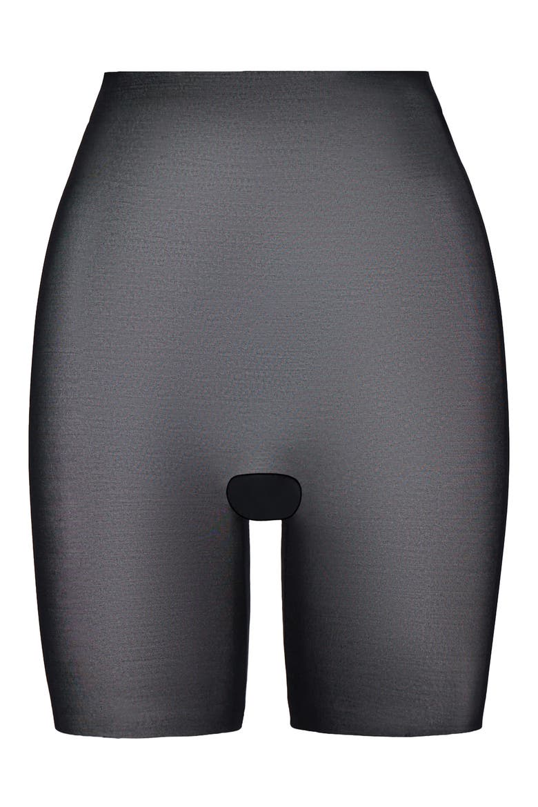 Featherlight Control High Waist Shaping Shorts, Alternate, color, BLACK