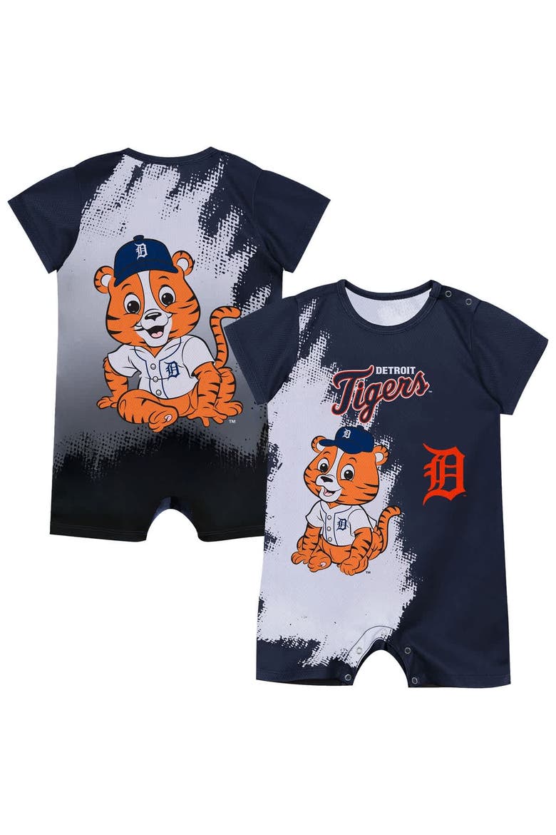 Infant Outerstuff  Navy Detroit Tigers Baby Mascot Bodysuit, Main, color, Navy