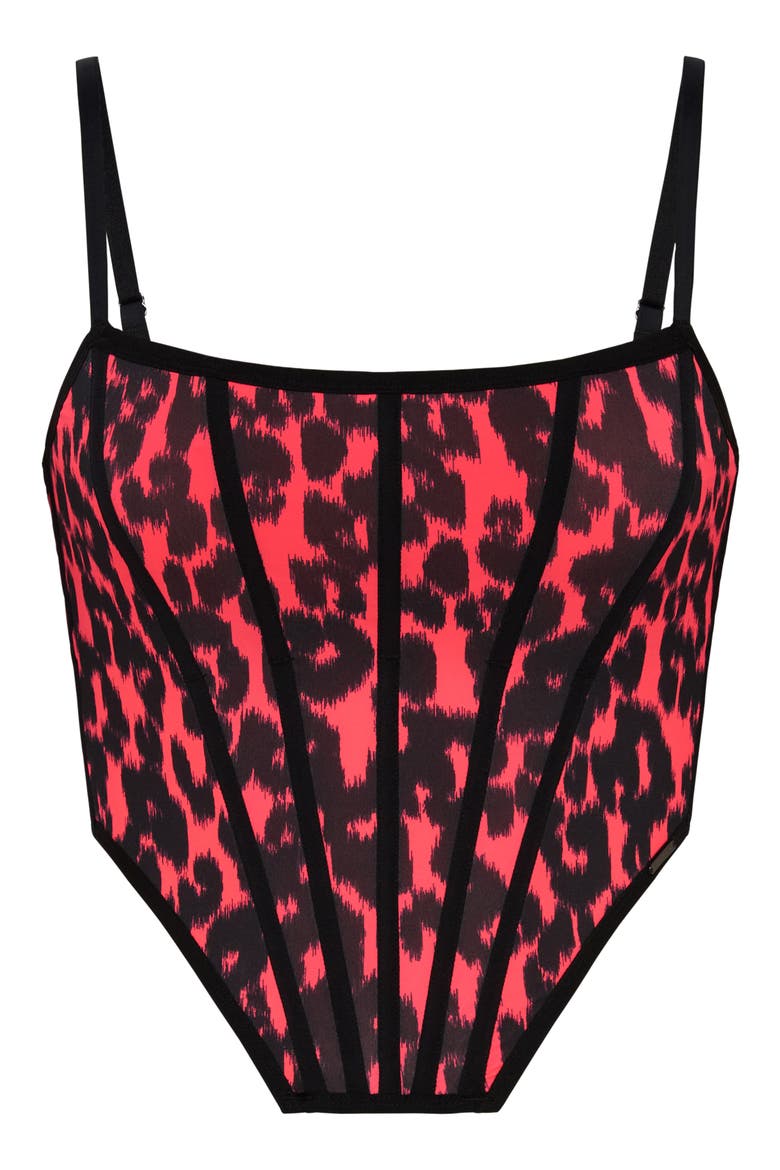 City Kitty Bustier, Alternate, color, OPEN LATE RED VINTAGE