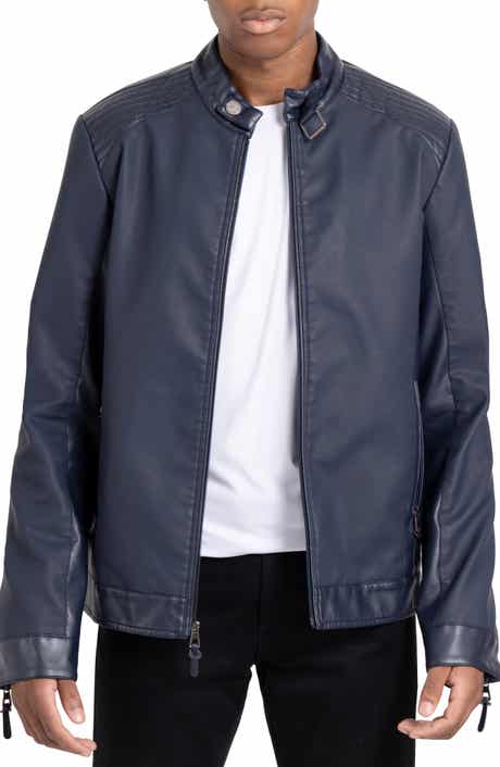 XRAY Faux Leather Racing Jacket