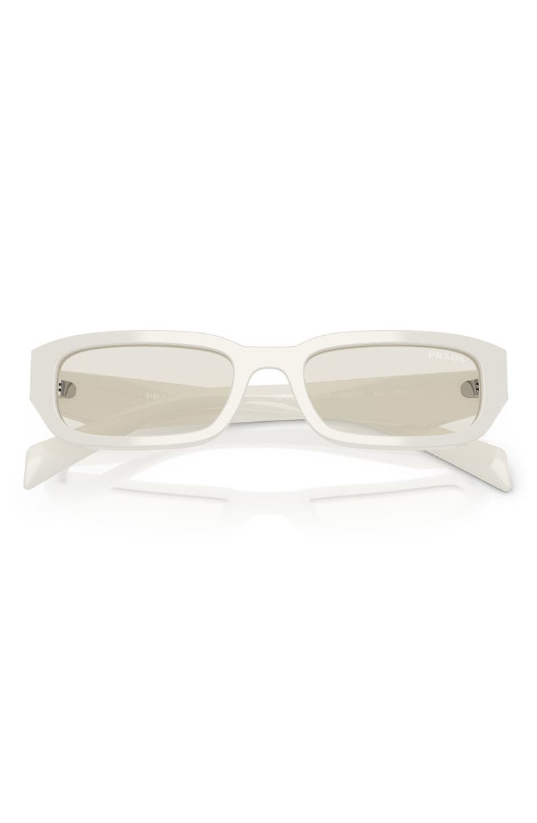 Prada 53mm Rectangular Sunglasses, Alternate, color,