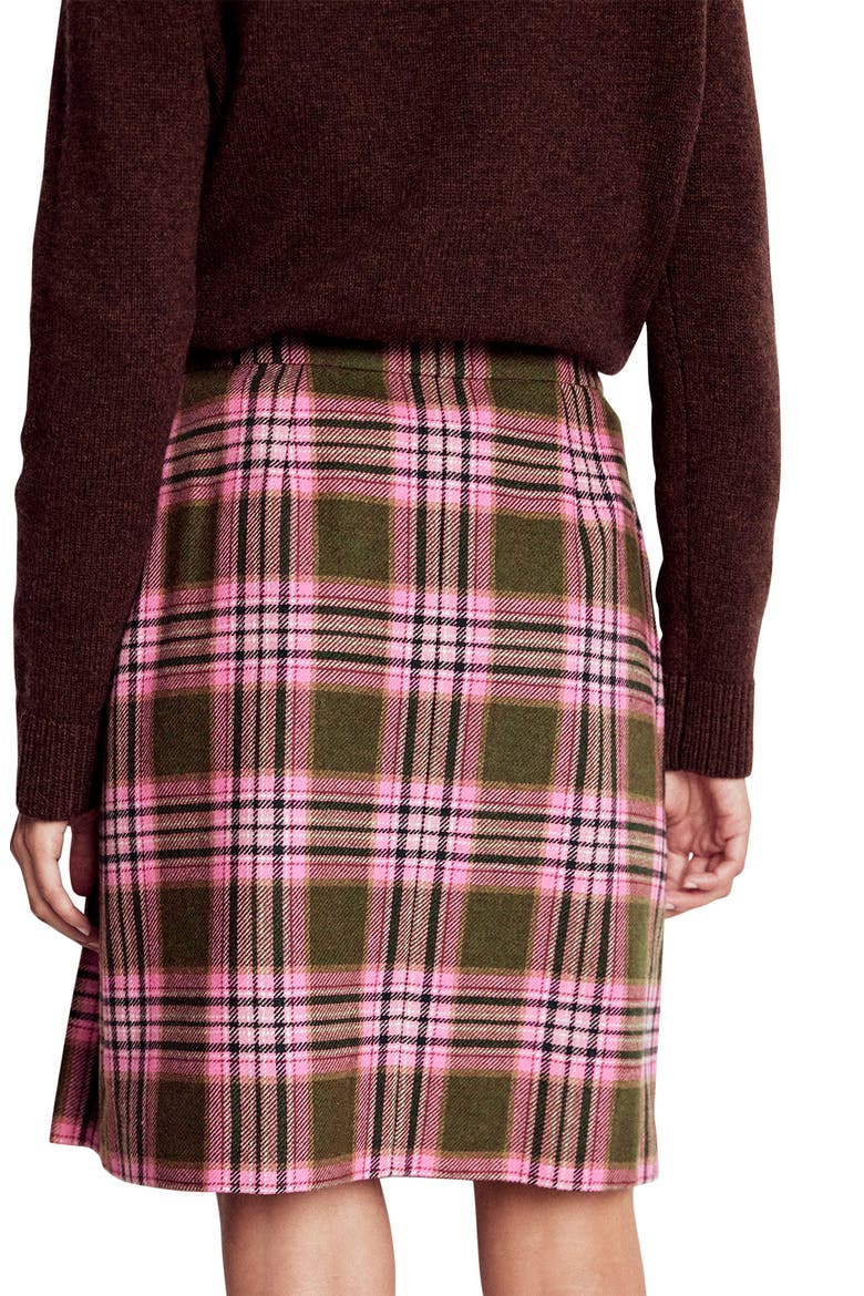 Helen Kilt Skirt, Alternate, color, GREEN, PINK CHECK
