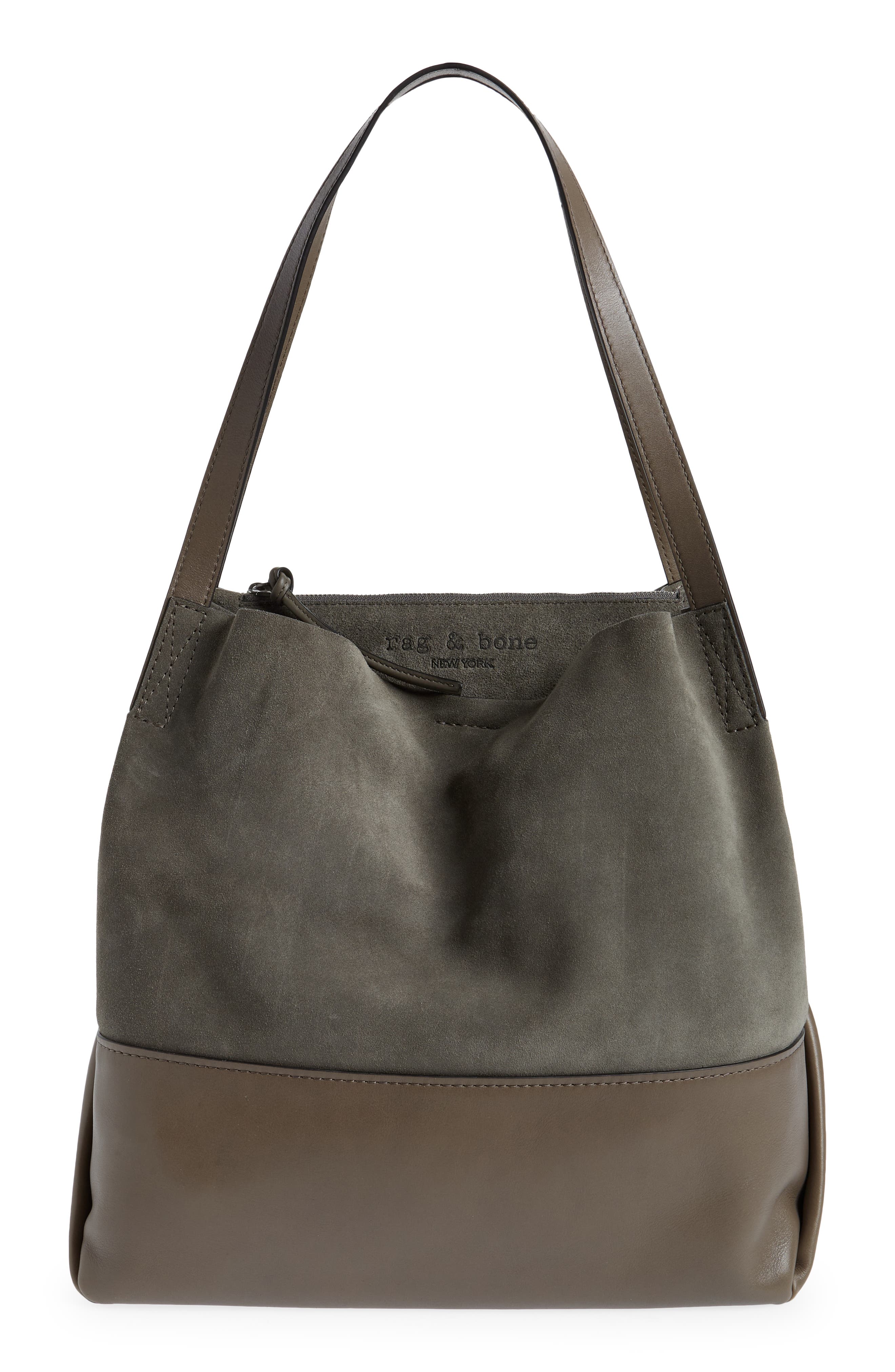 Passenger Tote 2.0, Main, color, SMOKE SUEDE