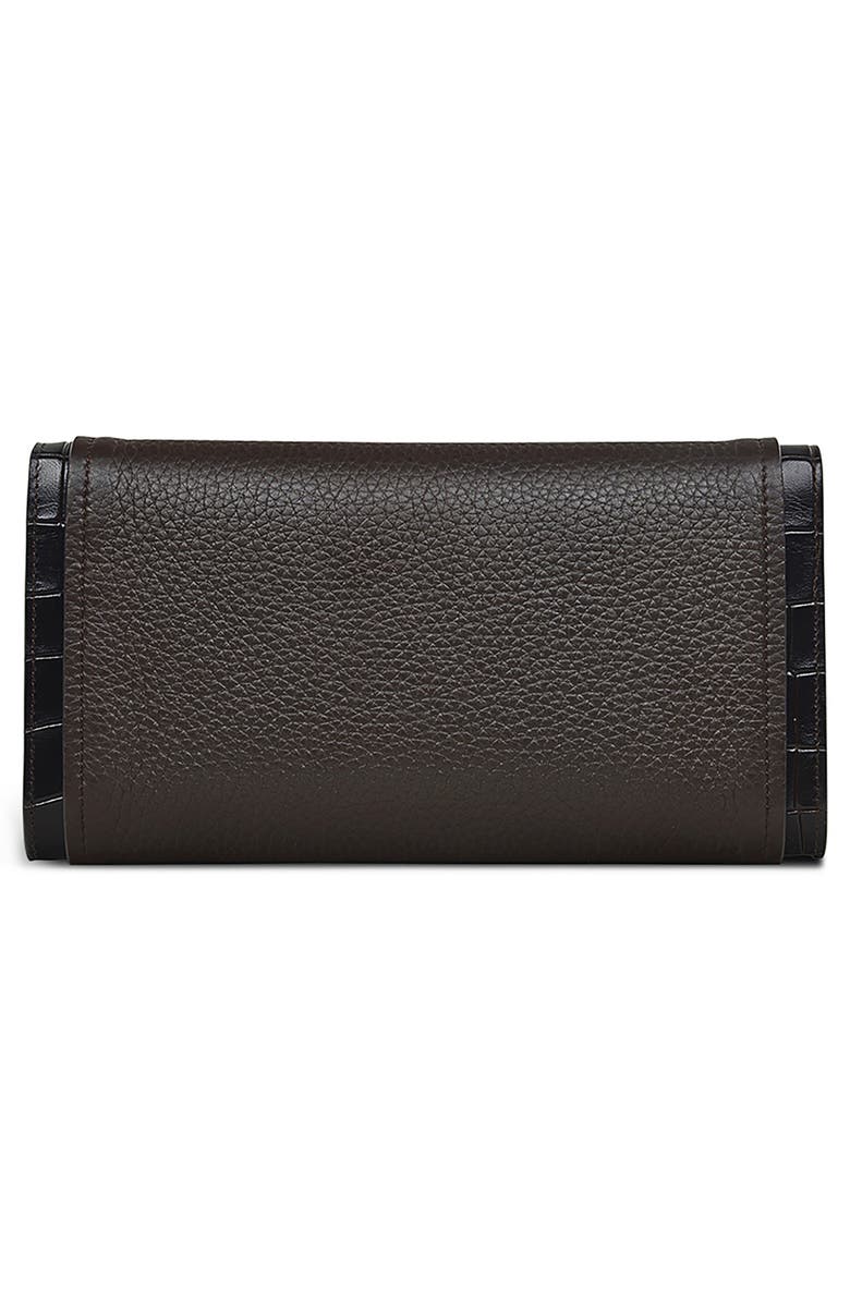 Radley Baylis Road 2.0 Flap Leather Wallet, Alternate, color, Dark Oak