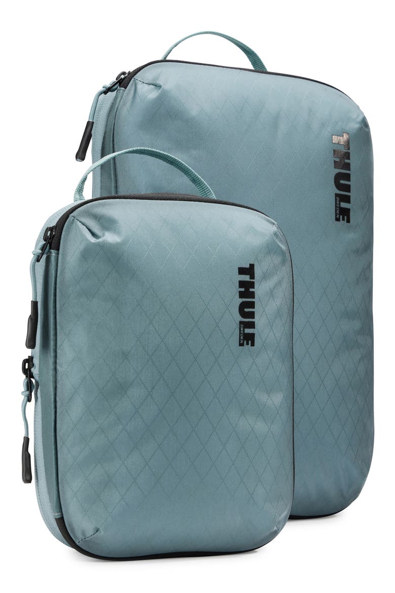 Two-Piece Compression Packing Cube Luggage Set, Main, color, POND GRAY