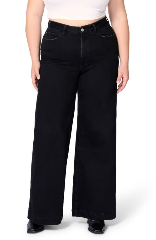 Warp & Weft Nce Plus Wide Leg Jean In Inkwell In Inkwell
