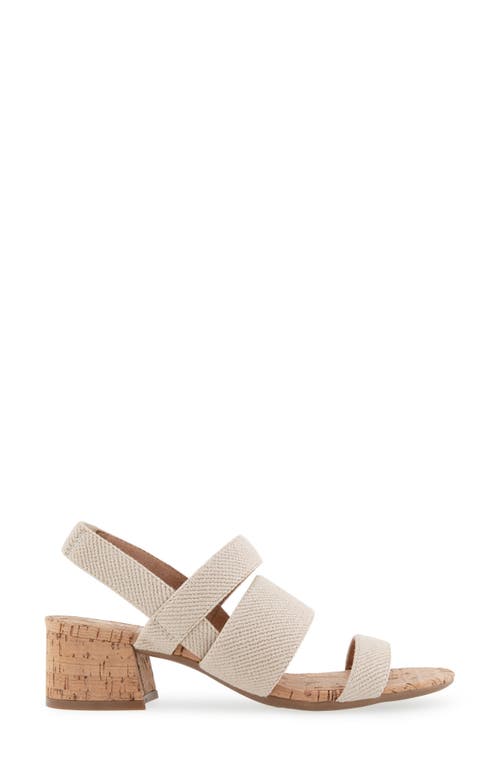 AEROSOLES AEROSOLES CHARA WOVEN BLOCK HEEL SANDAL