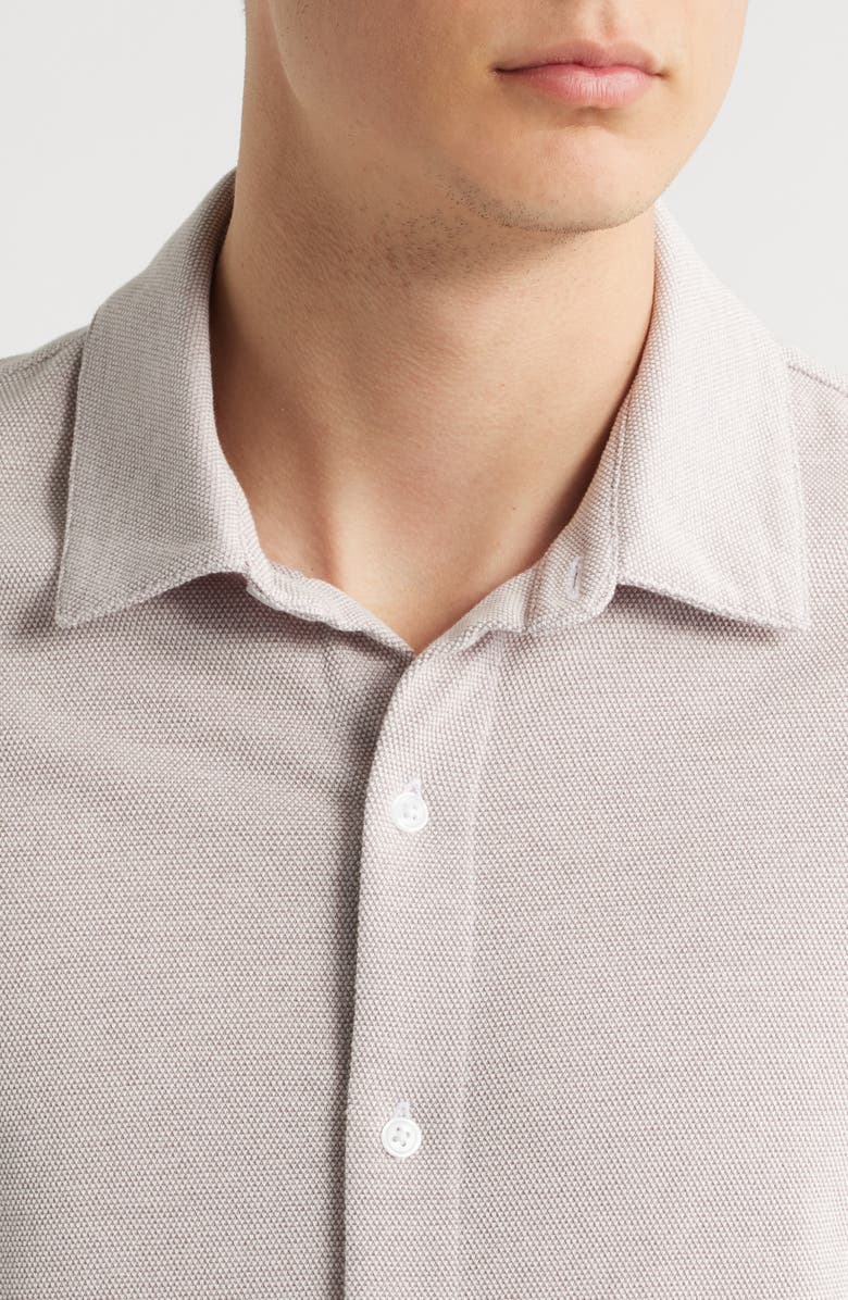 Vince Oxford Knit Button-Up Shirt, Alternate, color, 