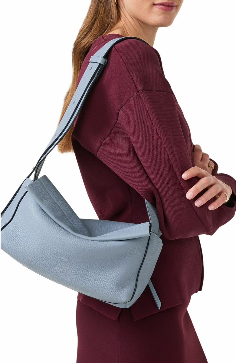 Radley De Beauvoir Medium Ziptop Shoulder Bag, Alternate, color, Smoke Blue