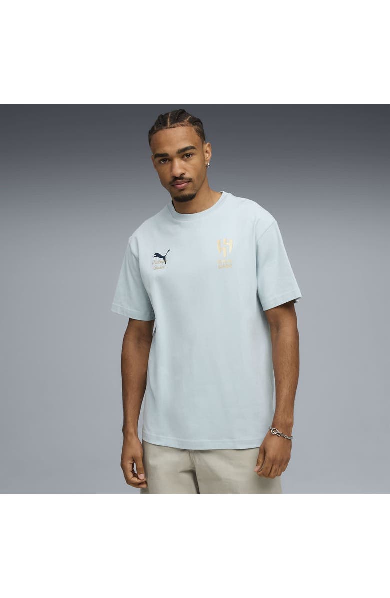 PUMA Men's Puma x KidSuper Blue Al Hilal 2025 FIFA Club World Cup Graphic T-Shirt, Alternate, color, Blue