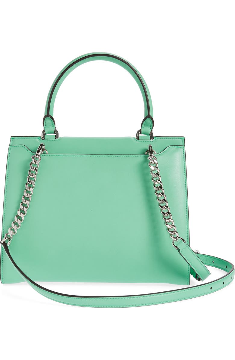 FERRAGAMO Salvatore Ferragamo Trifolio Leather Top Handle Bag, Alternate, color,