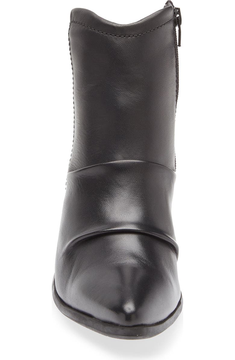 Chocolat Blu Lian Block Heel Bootie, Alternate, color, Black Leather