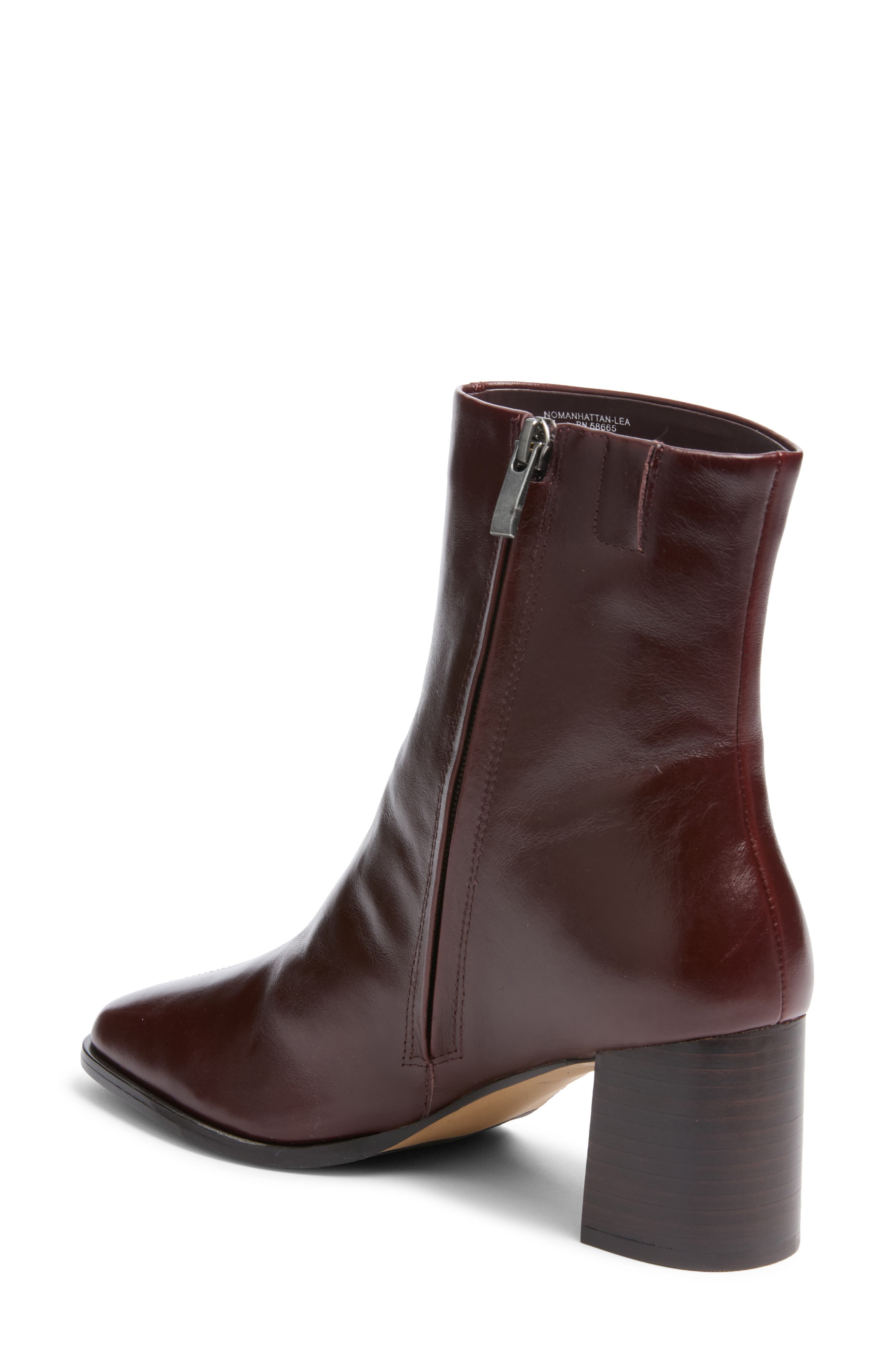 Manhattan Leather Boot, Alternate, color, BROWN DARK
