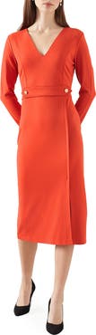 LK Bennett Sarah V-Neck Dress