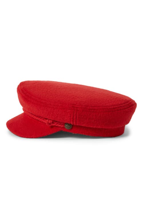 Brixton Gender Inclusive Fiddler Cap In Red