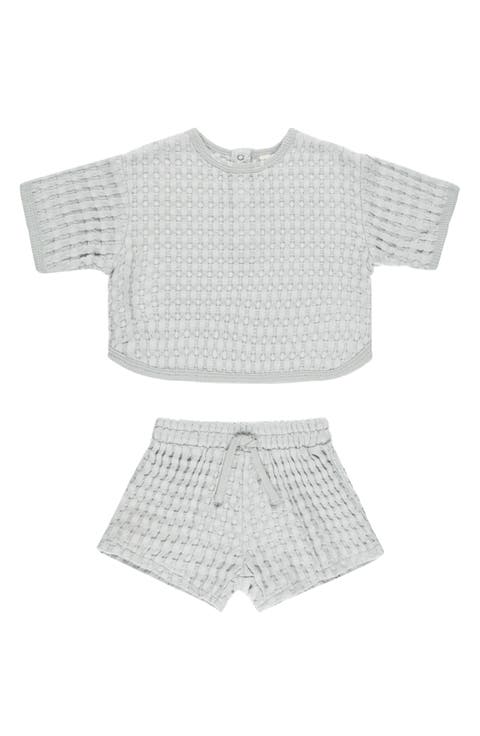 Jayden Cotton Blend Top & Shorts Set (Baby)