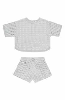 QUINCY MAE Jayden Cotton Blend Top & Shorts Set