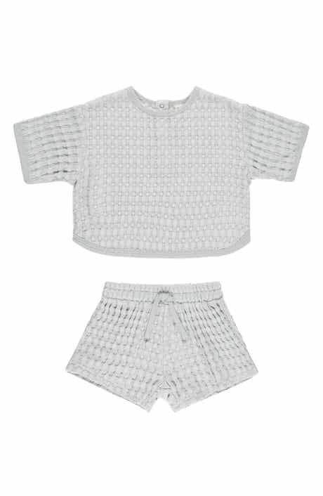 QUINCY MAE Jayden Cotton Blend Top & Shorts Set
