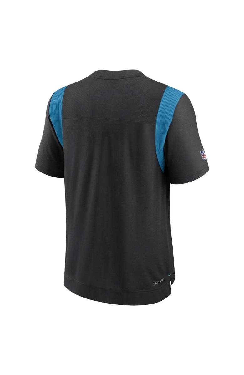 Nike Men's Nike Black Carolina Panthers Sideline Tonal Logo Performance Player T-Shirt, Alternate, color, Black