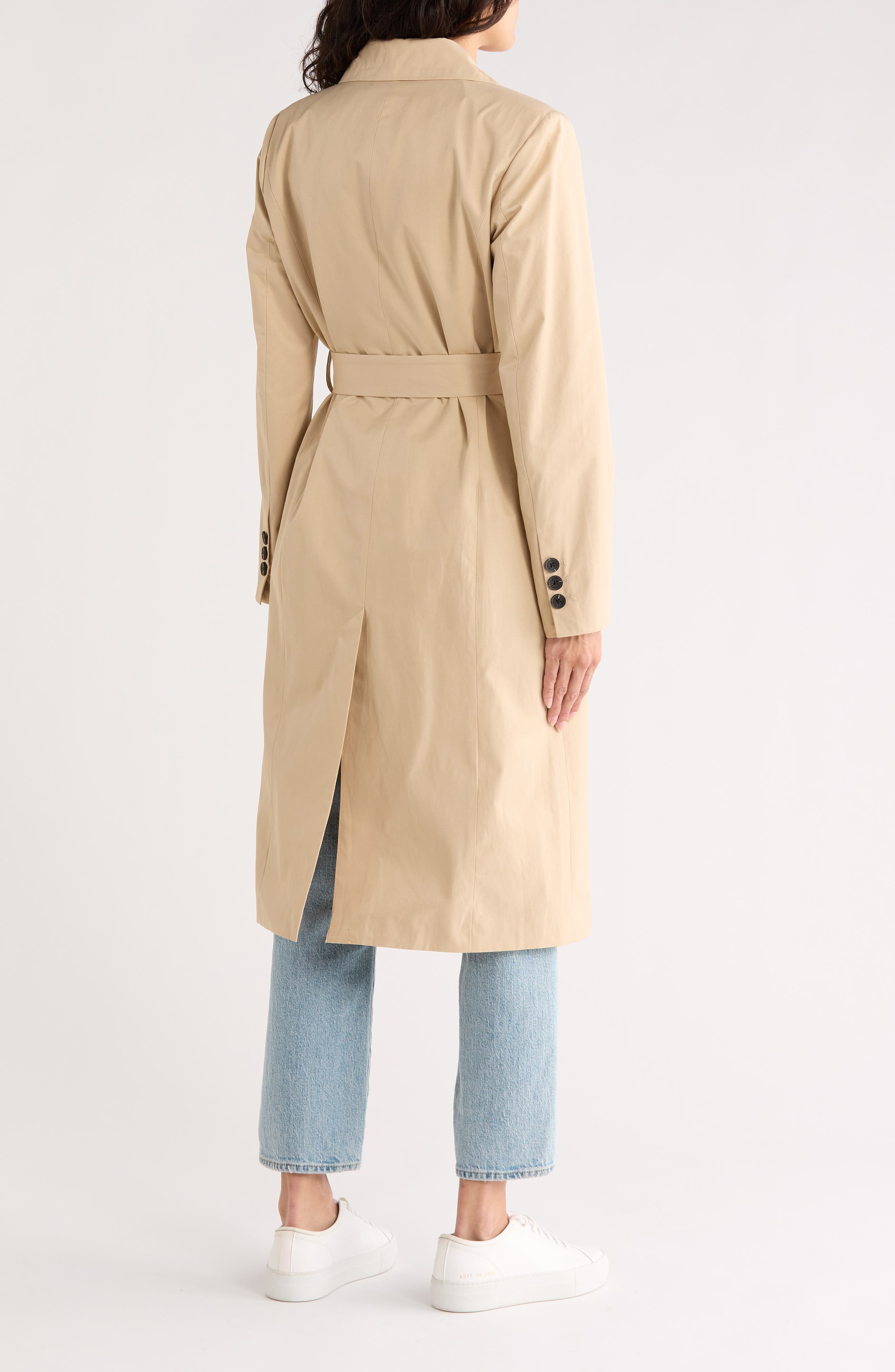 Water Resistant Double Breasted Trench Coat - image 2