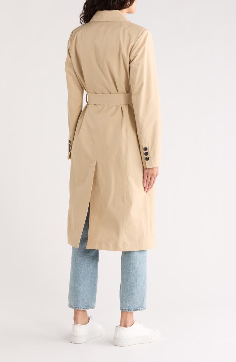 Avec Les Filles Water Resistant Double Breasted Trench Coat, Alternate, color, Sandy Tan