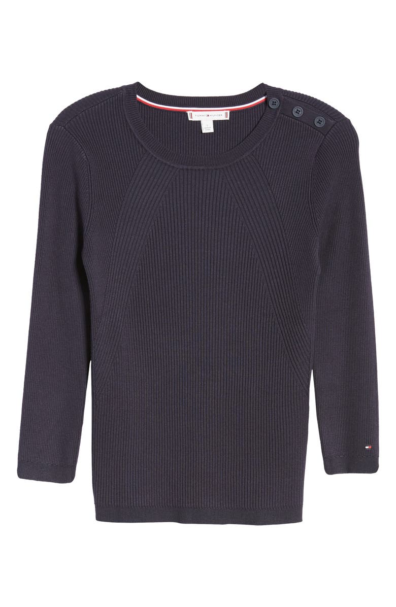 Tommy Hilfiger Ribbed Sweater, Alternate, color,