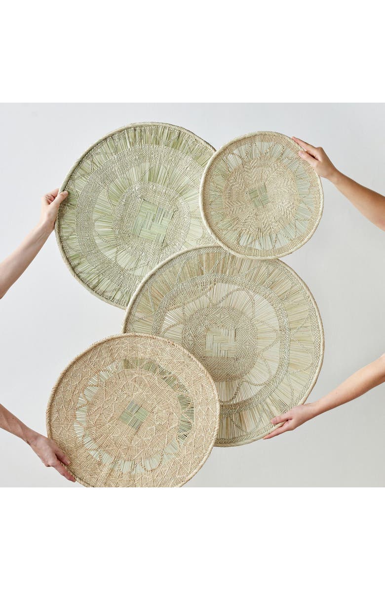 kanju Interiors Binga Lace Blonde Basket, Alternate, color, Natural