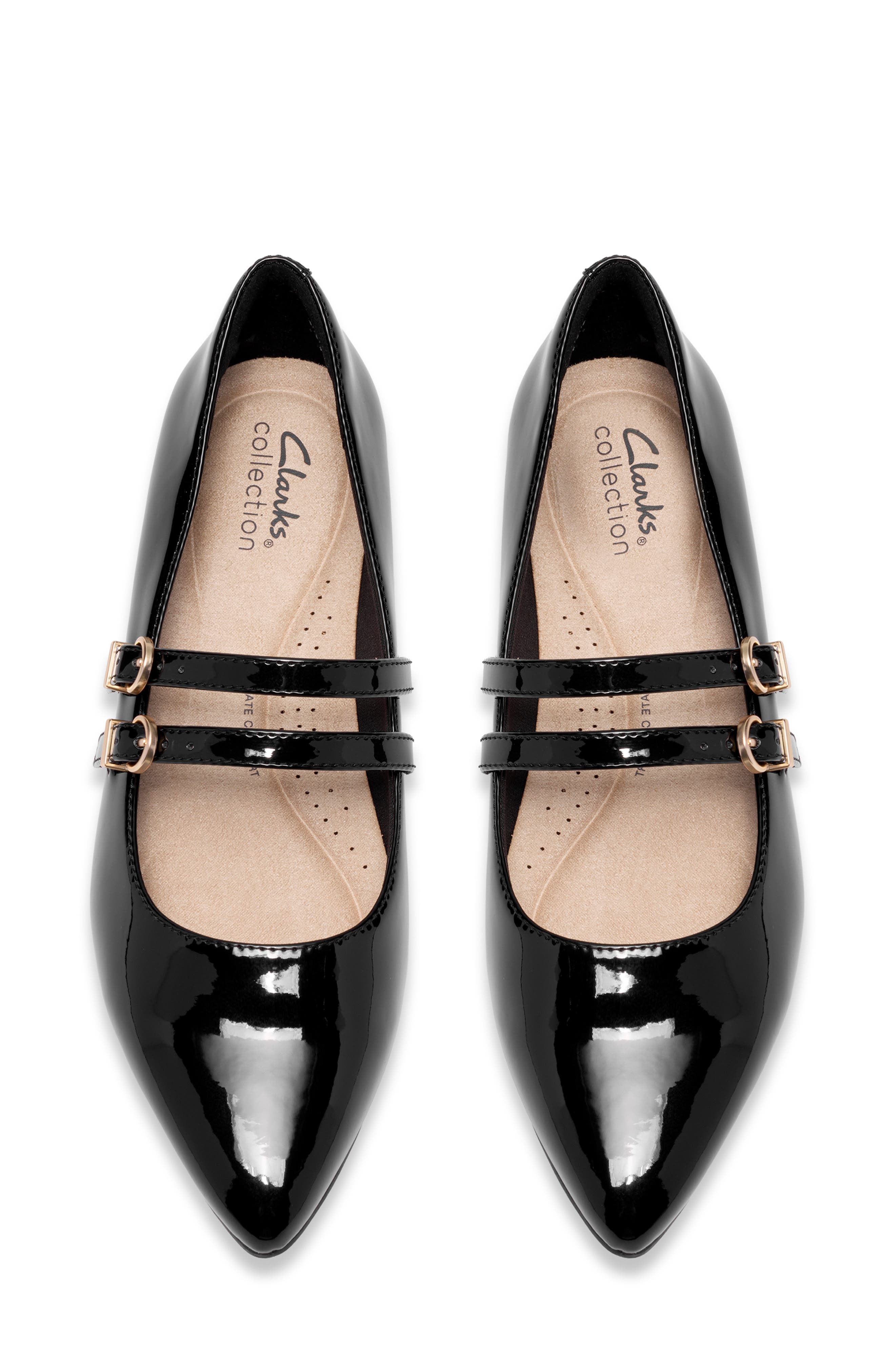 Natalyn Jane Skimmer Flat, Alternate, color, BLACK PAT