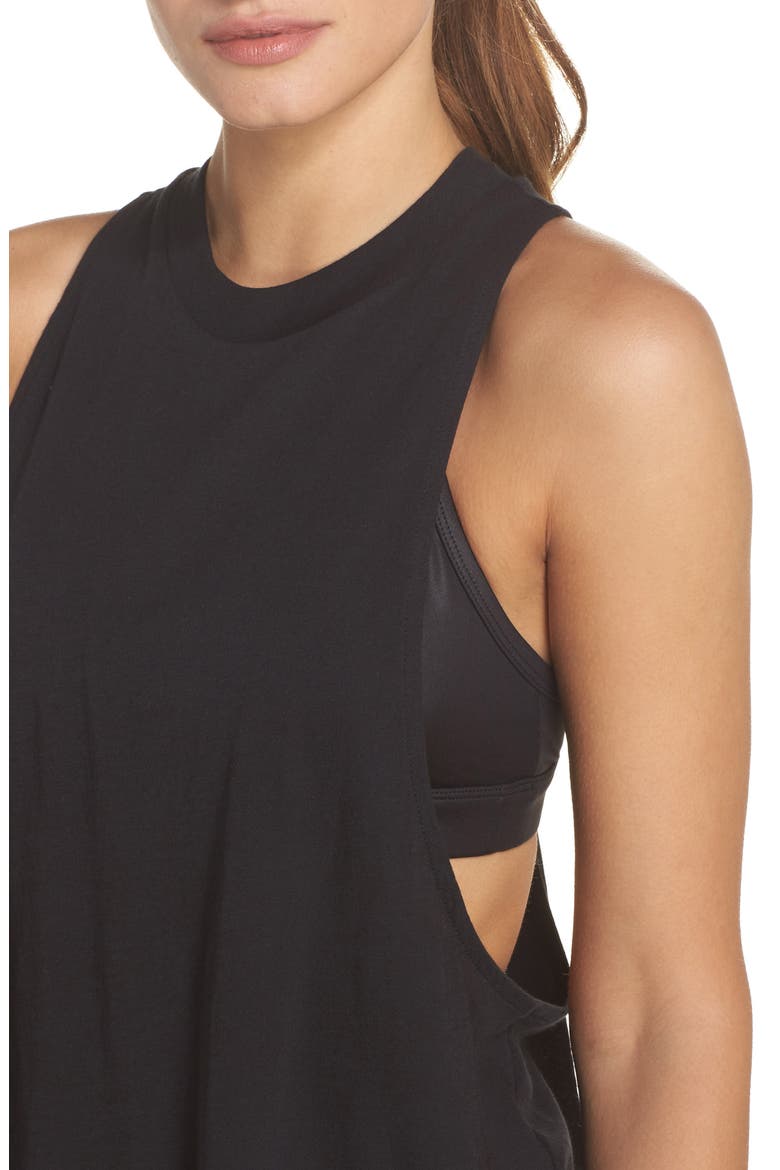 Flex Tank, Alternate, color, BLACK