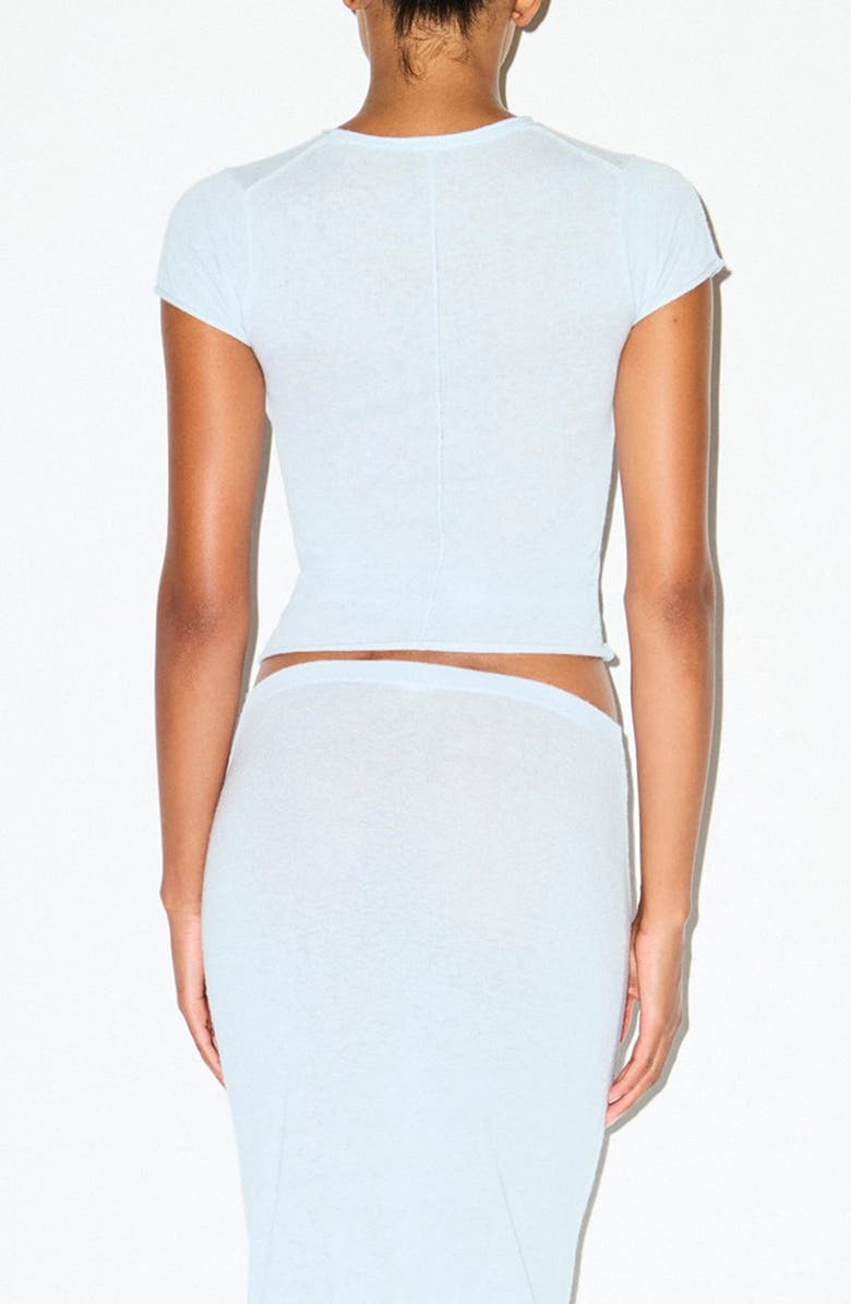 SKIMS Cashmere T-Shirt, Alternate, color, Pearl