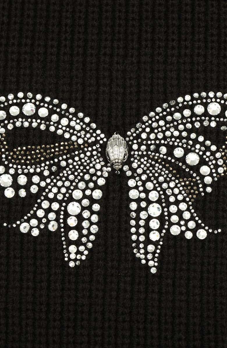 Kurt Geiger London Crystal Bow Scarf, Alternate, color, 