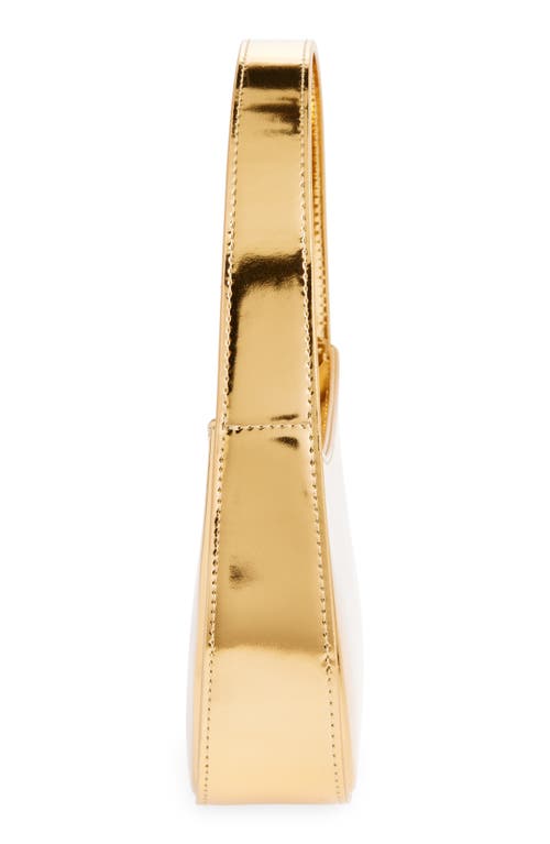 MANSUR GAVRIEL MANSUR GAVRIEL MINI BONBON METALLIC LEATHER SHOULDER BAG
