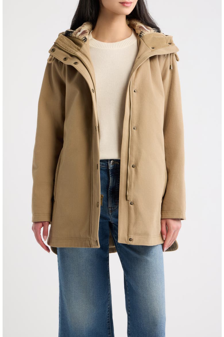 Cedar Creek Canvas Parka, Main, color, OLD OAK