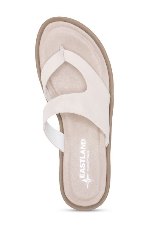 Shop Eastland Laurel Wedge Sandal In White