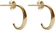 ARGENTO VIVO Small Oval J-Hoop Earrings