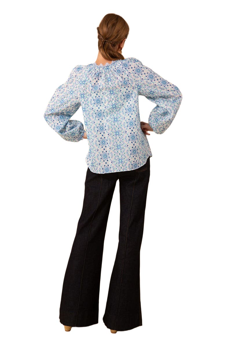 Hale Bob Arianna Eyelet Top, Alternate, color, 