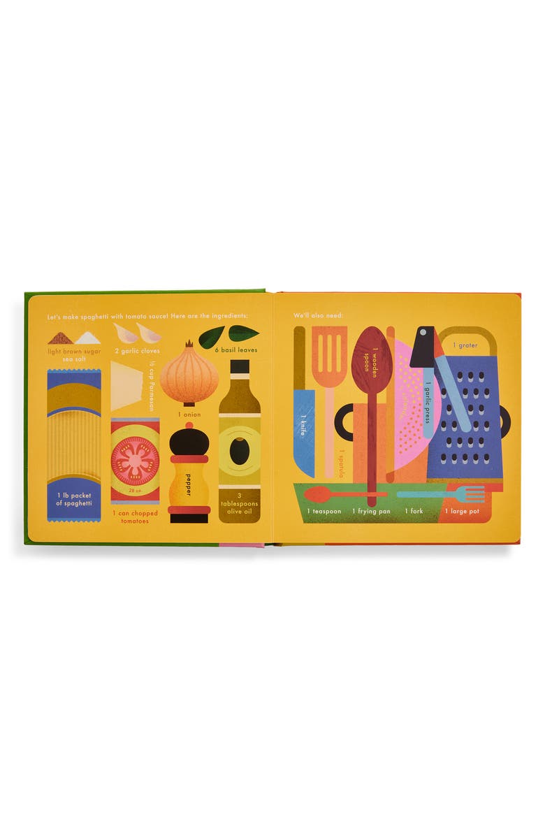 Phaidon Press 'Spaghetti!: An Interactive Recipe Book' Board Book, Alternate, color, Red/ Green
