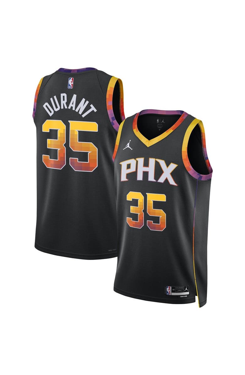 Jordan Brand Unisex Jordan Brand Kevin Durant Black Phoenix Suns Swingman Player Jersey - Statement Edition, Alternate, color, 